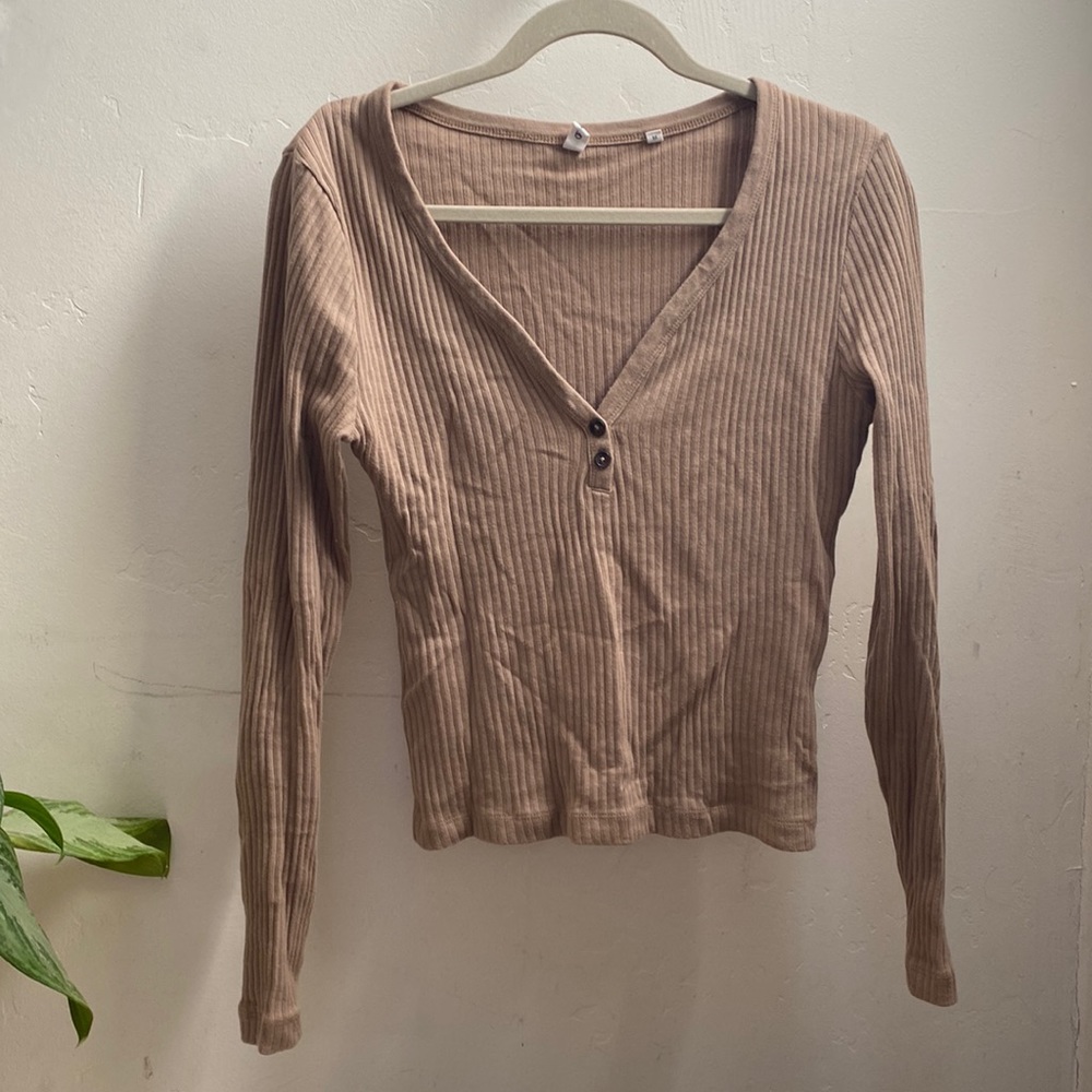 KOTN Tan Long Sleeve